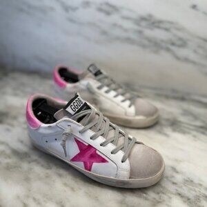Golden Goose Super-Star limited LTD161/205 (pink star/heel tab) Size EU37/US7